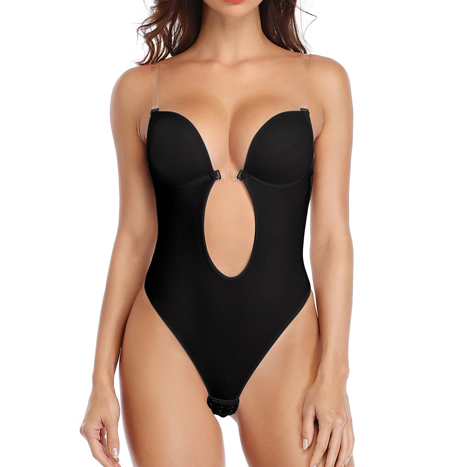 Backless Body Bra - Black
